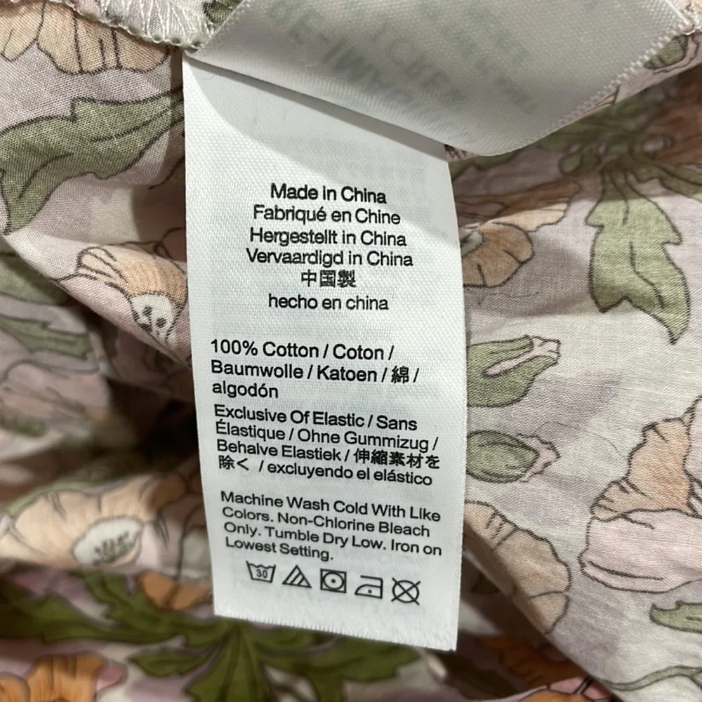 J.Crew x Liberty Art Smocked-waist mini dress in Butterfield Poppy Pattern